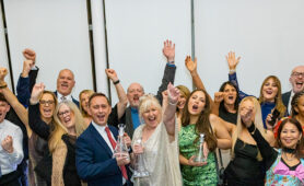 Team celebrate at FMBE